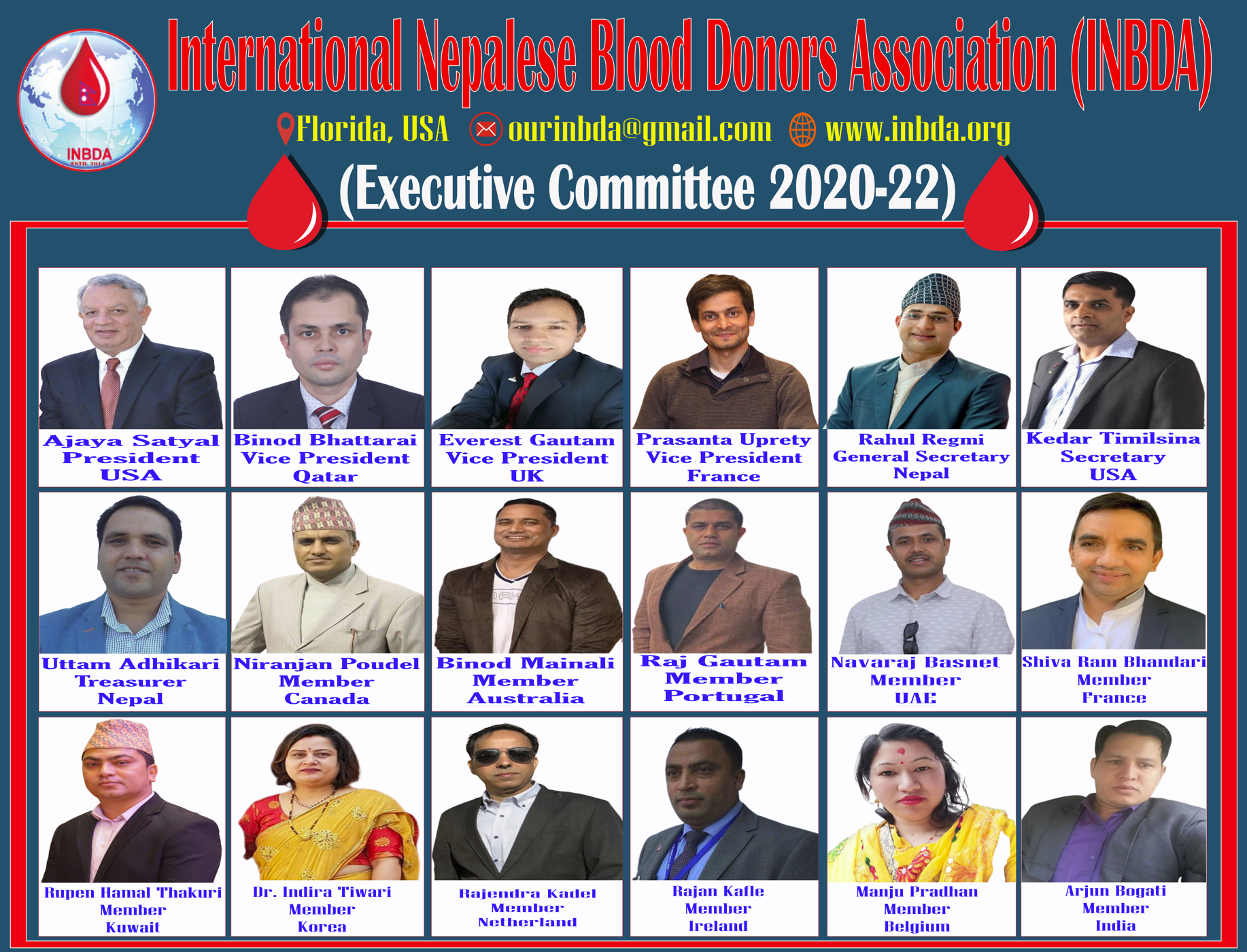 EXECUTIVE COMMITTEE (2020 - 2022) | INBDA